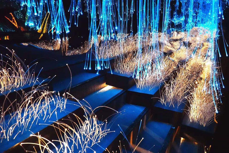 AZIMOM PMMA Plastic 100pcs 0.03in9.8ft End Glow Fiber Optic Cable Strands Roll for Star Sky Ceiling All Kind LED Light Engine Driver - Image 2